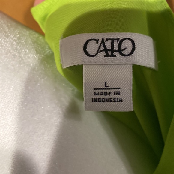 Women’s Cato large tank top lime green - Picture 4 of 4